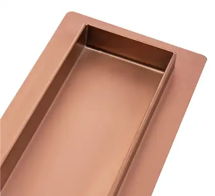 Трап для душа REA PURE NEO BRUSHED COPPER 80 см. (REA-G8022)