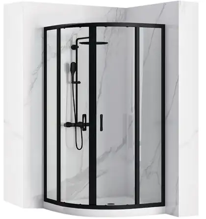 Душевая кабина REA LOOK BLACK 80х80 (REA-K7902)