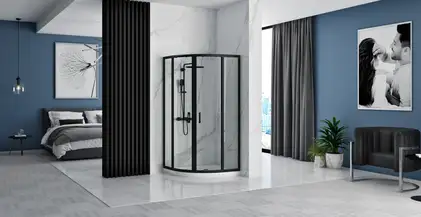 Душевая кабина REA LOOK BLACK 80х80 (REA-K7902)