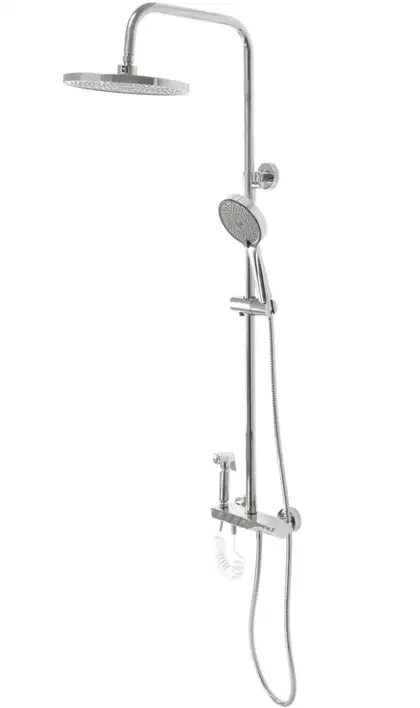 Душевой гарнитур REA MAX CHROME с изливом (REA-P6616)