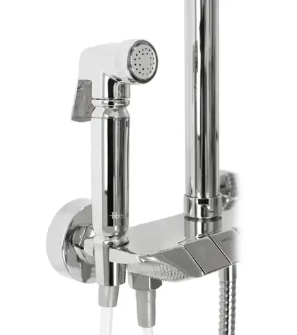 Душевой гарнитур REA MAX CHROME с изливом (REA-P6616)
