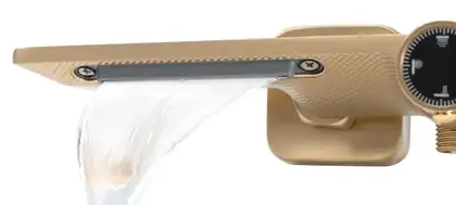Душевой гарнитур REA HELIX BRUSHED GOLD с изливом (REA-P6621) Душевой гарнитур REA HELIX BRUSHED GOLD с изливом (REA-P6621)