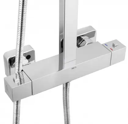 Душевой гарнитур YOKA GOBA 25 CHROME с термостатом (BP.GOBA-THERM-25-CHR)