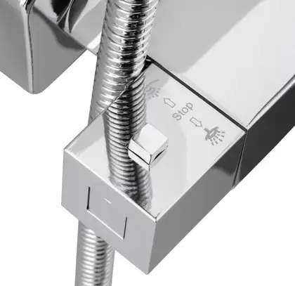 Душевой гарнитур YOKA GOBA 25 CHROME с термостатом (BP.GOBA-THERM-25-CHR)