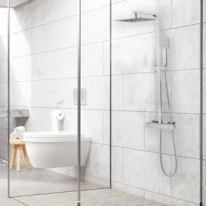 Душевой гарнитур YOKA GOBA 25 CHROME с термостатом (BP.GOBA-THERM-25-CHR)