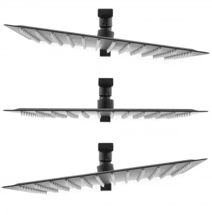 Душевой гарнитур Yoka GOBA 30 BLACK черный с термостатом (BP.GOBA-THERM-30-BLK)