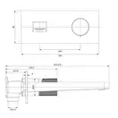 Omnires Contour Змішувач для умивальника, хром (CT8015CR)