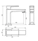 Omnires Parma Змішувач для умивальника, хром (PM7410CR)