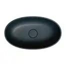 умывальник Omnires Shell 60x35 black lava (SHELLUNBLV)