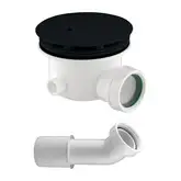 сифон для душевого поддона Omnires Cgs black (ST6590.43+ST45XBL)