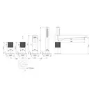змішувач для ванни Omnires Contour chrome (CT8032CR)