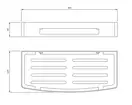 полочка Omnires Uni gold (UN10331GL)
