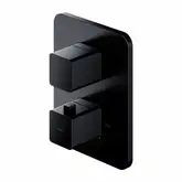 Omnires Parma Смеситель для ванны и душа, черный мат (PM7436BL)