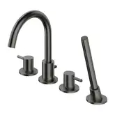 змішувач для ванни Omnires Y на 4 отвори graphite (Y1232GR)
