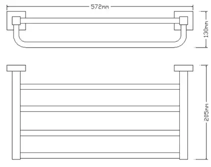 тримач для рушників Omnires Lift (8162ACR)