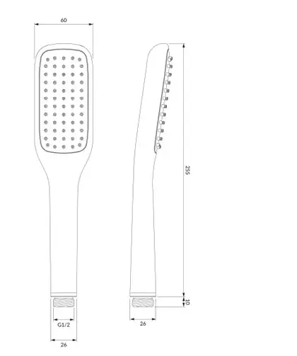душовий гарнітур Omnires Hudson точковий chrome (HUDSONX-PCR)