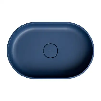 умивальник Omnires Ovo 55x36 dark blue (OVOUNMB)