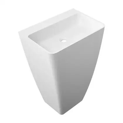 умивальник Omnires Parma 43x55 окремостоящий white (PARMAUWBOBP)