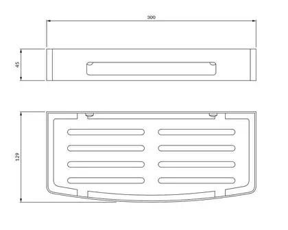 полочка Omnires Uni gold (UN10331GL)