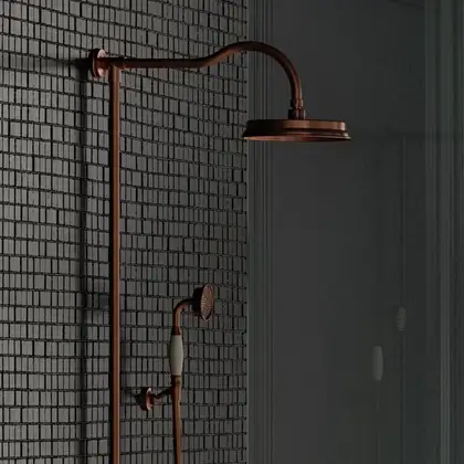душевая система с термостатом Omnires Armance antique copper (AM5244/6ORB)