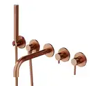 смеситель для ванны Omnires Y на 5 отверстий brushed copper (Y1237/1CPB)