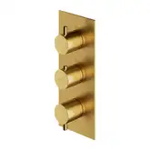 термостат для душу та ванни Omnires Y прихованого монтажу brushed gold (Y1238/KROGLB)
