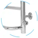 Водяна рушникосушарка Laris Євромікс П8 500 х 800 б/п 1/2" мц 700 (71207368)