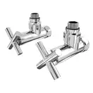 Кран кутовий Laris 1/2" - 3/4" Еліт 2шт. (ZZ-4704) (71401042)