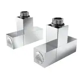 Кран кутовий Laris 1/2" - 1/2" Кватро 2шт. (LX-855) (71401053)