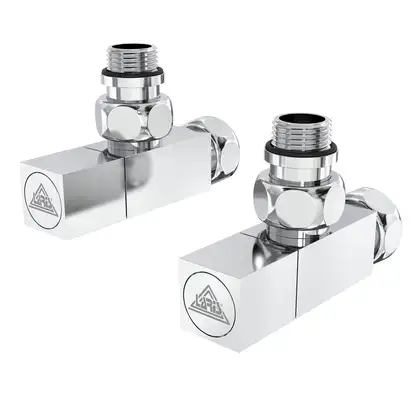 Кран кутовий Laris 1/2" - 3/4" Кватро Класік 2шт. (LX-851) (71401060)