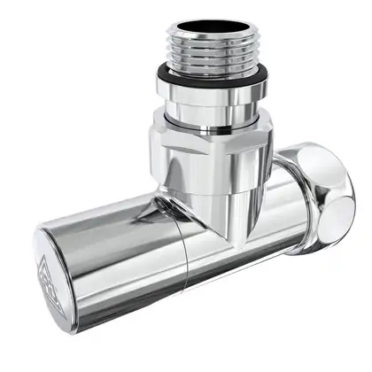 Кран кутовий Laris Звичайний 1/2" - 3/4" + ексцентрики 2шт. (LX-4701) (71401061)