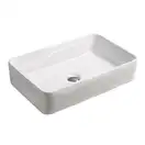 Раковина накладна на стільницю Volle 585 x 370 x 125 мм, без отворів під змішувач 13-01-223