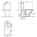 Унітаз-компакт Rimless (безободковий) Volle Leon Rey з сидінням Soft Closing 13-11-858