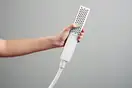 Лійка для душу Hansgrohe Pulsify E 100 1jet EcoSmart (колір - білий матовий) 24320700