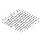 Верхній душ Hansgrohe Pulsify E 260 х 260 см 1jet EcoSmart+ (колір - хром) 24333000