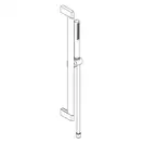 Hansgrohe Pulsify S 100 Гарнітур для душу, чорний мат (24372670)
