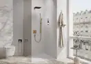 Штанга для душу 90 см Hansgrohe Pulsify E БЕЗ ЛІЙКИ (колір - шліфована бронза) 24403140