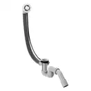 Злив-перелив Hansgrohe Flexaplus для ванни в комплекті із зовнішньою частиною (колір - чорний матовий) 58185670+58140180