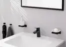 Hansgrohe Logis Змішувач для раковини, чорний матовий (71071670)