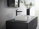 Змішувач для раковини високий Hansgrohe Talis E (колір - чорний матовий), без донного клапана 71717670