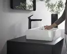 Змішувач для раковини високий Hansgrohe Talis E (колір - чорний матовий), без донного клапана 71717670