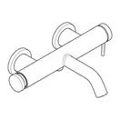 HANSGROHE Tecturis S Смеситель для ванны, хром (73422000)