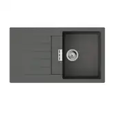 Мийка для кухні Hansgrohe S52 S520-F345, чорний сірий камінь 43356290