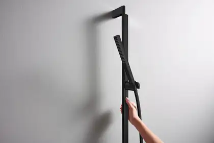 Лійка для душу Hansgrohe Pulsify S 100 1jet EcoSmart (колір - чорний матовий) 24125670