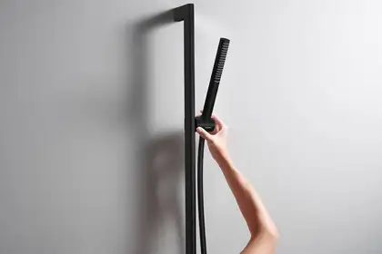 Лійка для душу Hansgrohe Pulsify S 100 1jet EcoSmart (колір - чорний матовий) 24125670