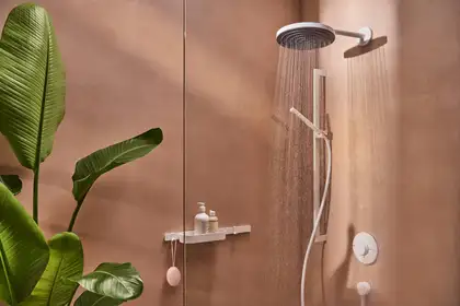 Hansgrohe Pulsify S 100 Душовий гарнітур, білий матовий (24373700)