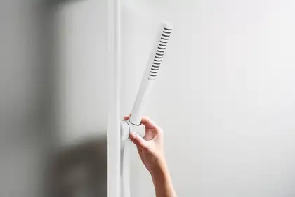 Hansgrohe Pulsify S 100 Душовий гарнітур, білий матовий (24373700)