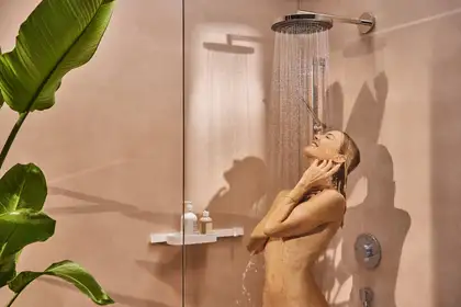 Душовий гарнітур Hansgrohe Pulsify S 100 1jet EcoSmart+ зі штангою 90 см (колір - хром) 24383000