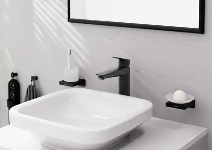 Hansgrohe Logis Змішувач для раковини, чорний матовий (71091670) Hansgrohe Logis Змішувач для раковини, чорний матовий (71091670)