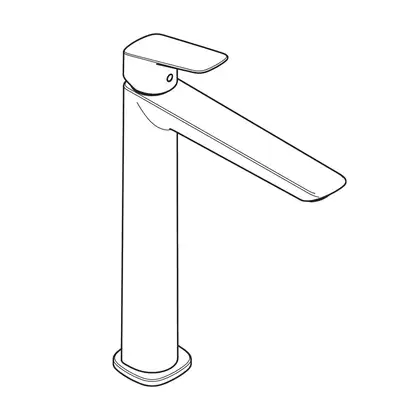 Hansgrohe Logis Fine Змішувач для раковини, чорний матовий (71258670)